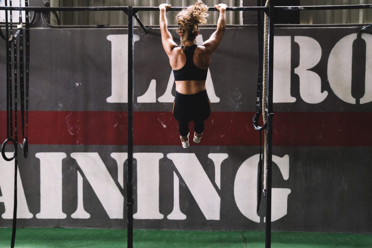 Haciendo un WOD de crossfit